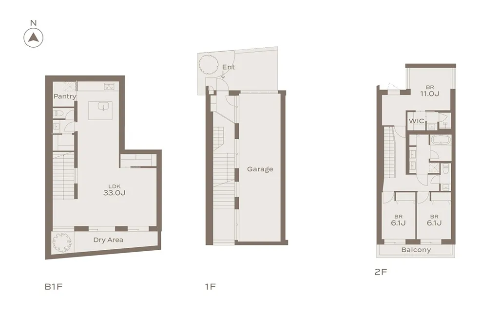 THE GRANDUO HANEGI -01 間取図