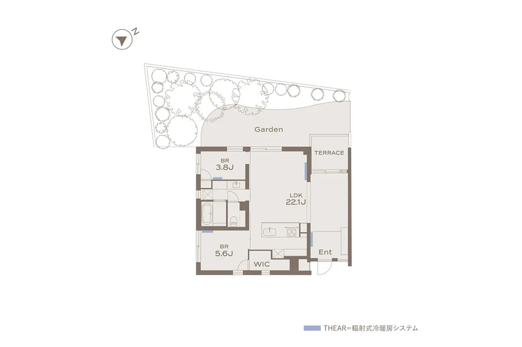 THE GRANDUO FUTAKOTAMAGAWA 101 間取図