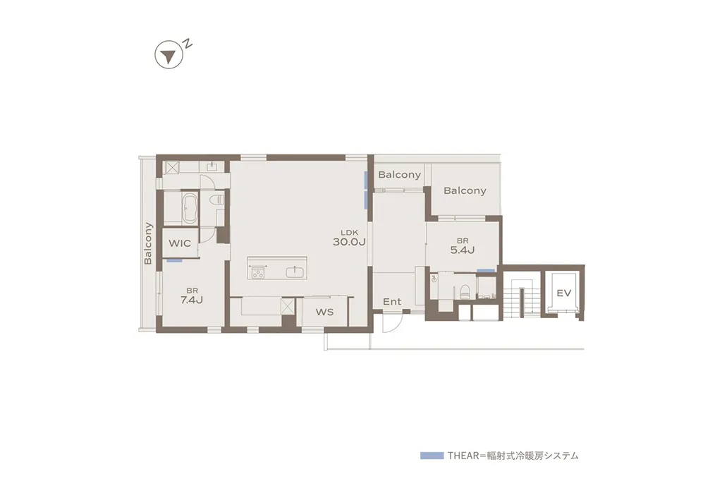 THE GRANDUO FUTAKOTAMAGAWA 501 間取図